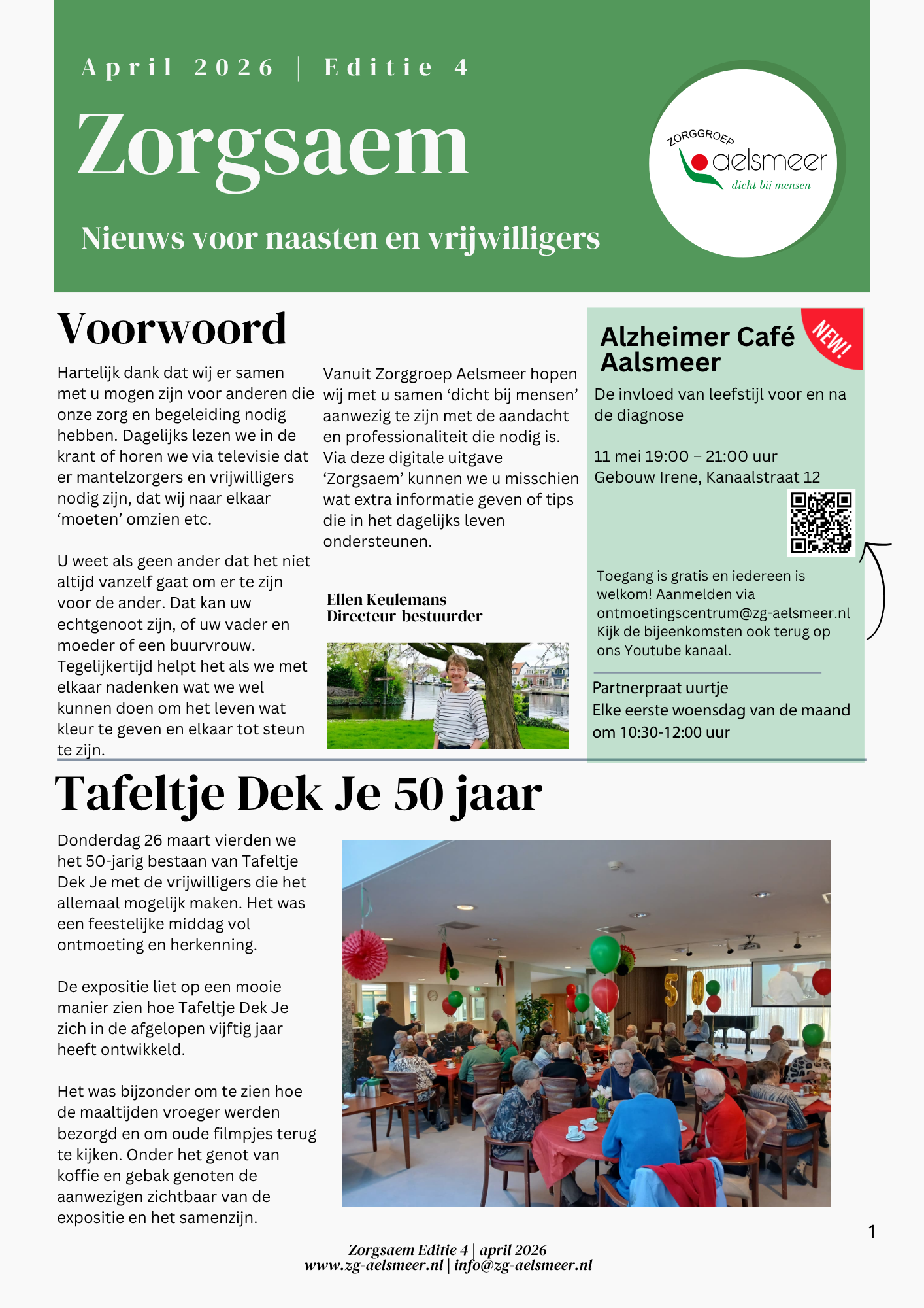 Nieuwsbrief Zorgsaem 