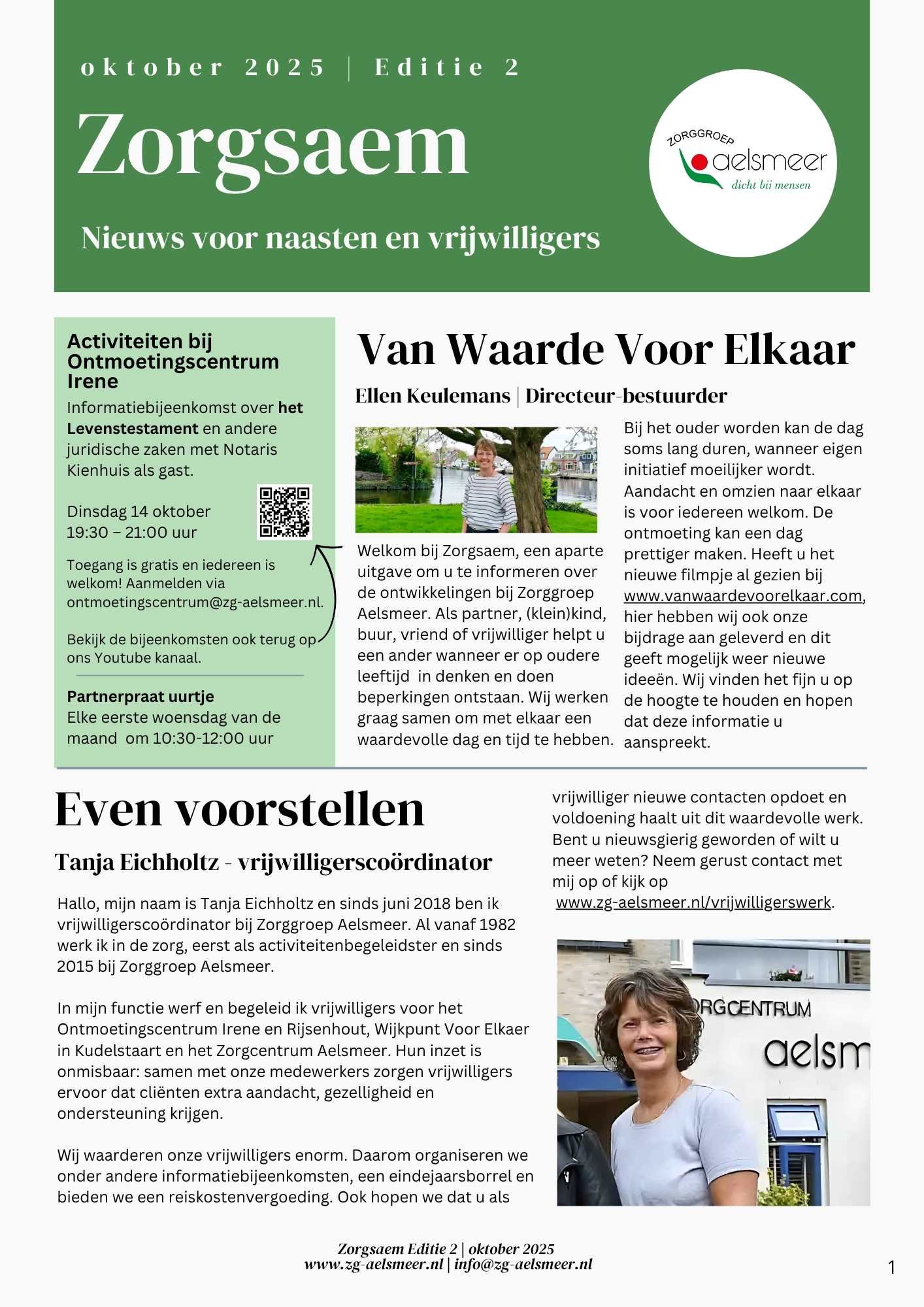 Nieuwsbrief Zorgsaem 