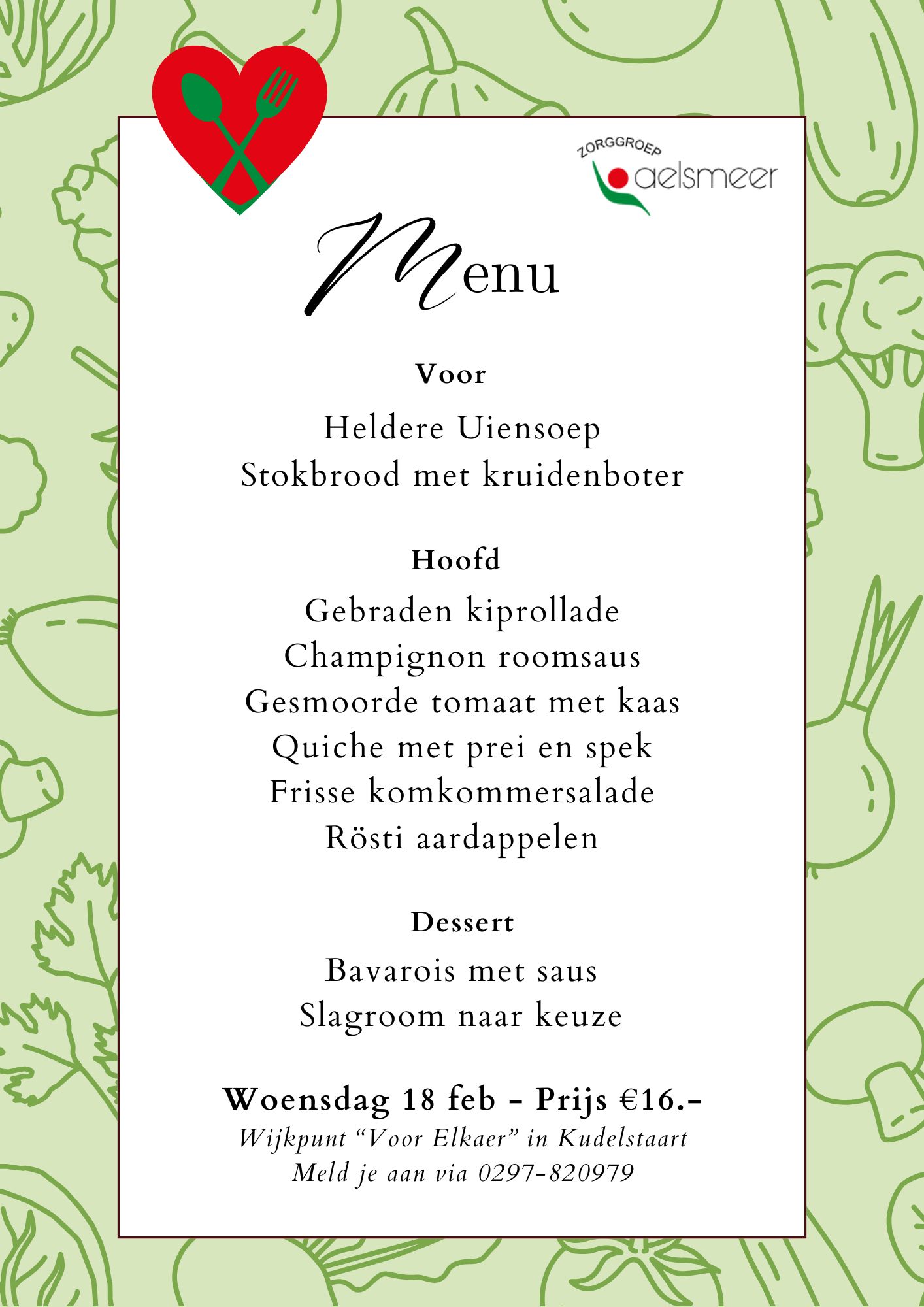 Woensdag 18 februari