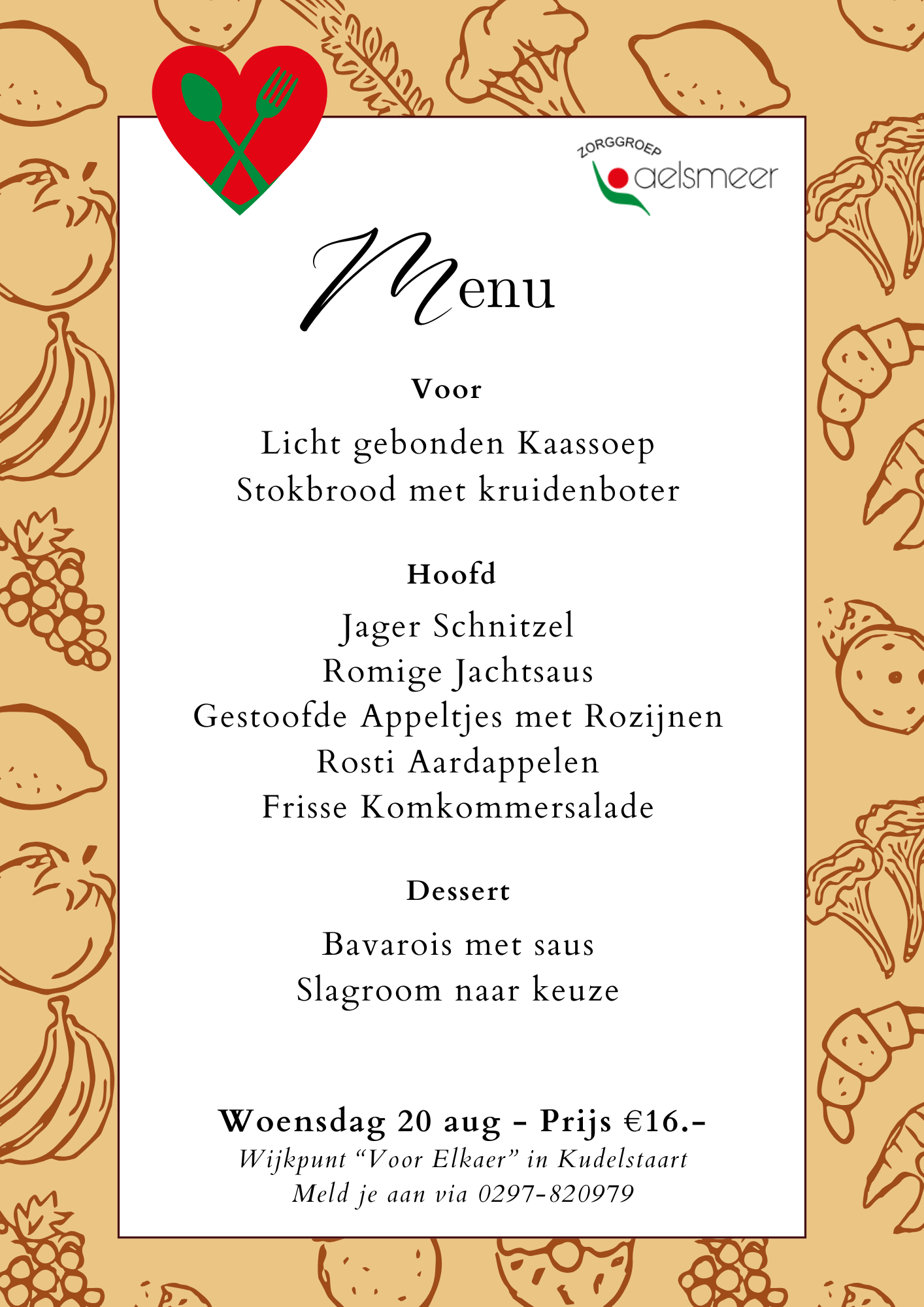 Woensdag 20 aug Woensdag 20 aug