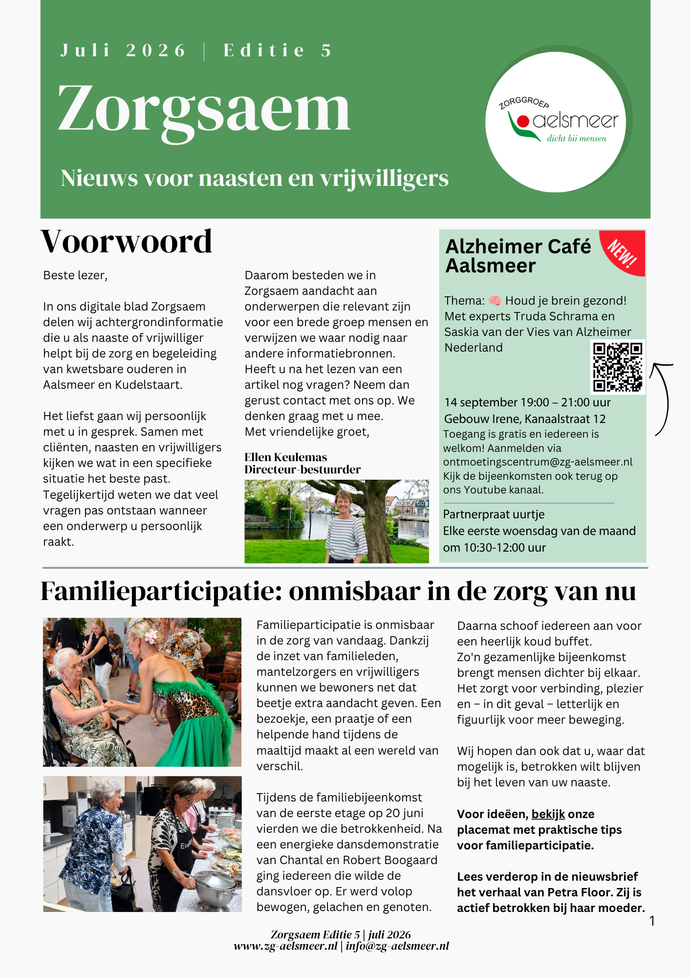 Nieuwsbrief Zorgsaem 